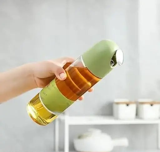 Modern Glass Oil & Vinegar Bottle with Auto Spout